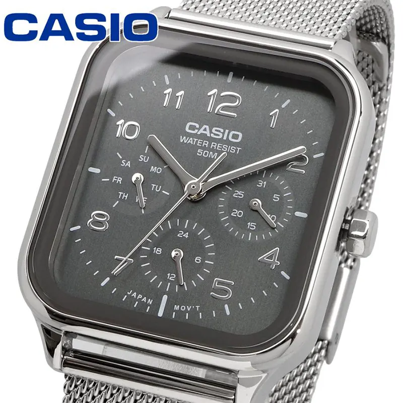 Casio Enticer Multifunction Mesh Band Men's Watch- MTP-M306M-8AV